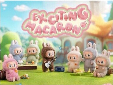 Labubu Macaroon Series: Vinyl Plushy (Blind-Box)