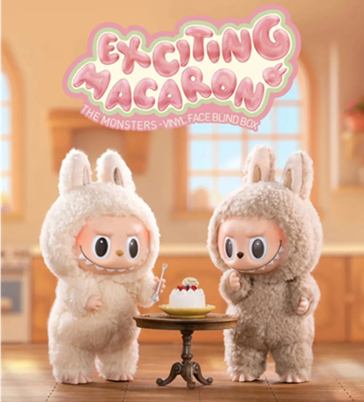 Labubu Macaroon Series: Vinyl Plushy (Blind-Box)