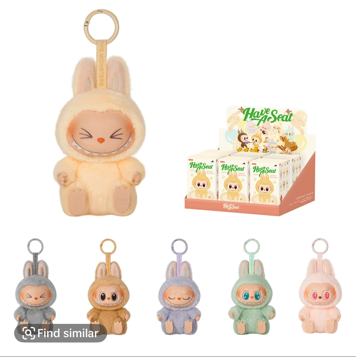 Labubu Have A Seat: vinyl plushly (Blind-Box)