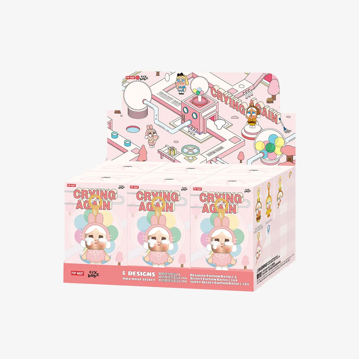 CRYBABY Crying Again Series-Vinyl Face Plush (Blind Box)